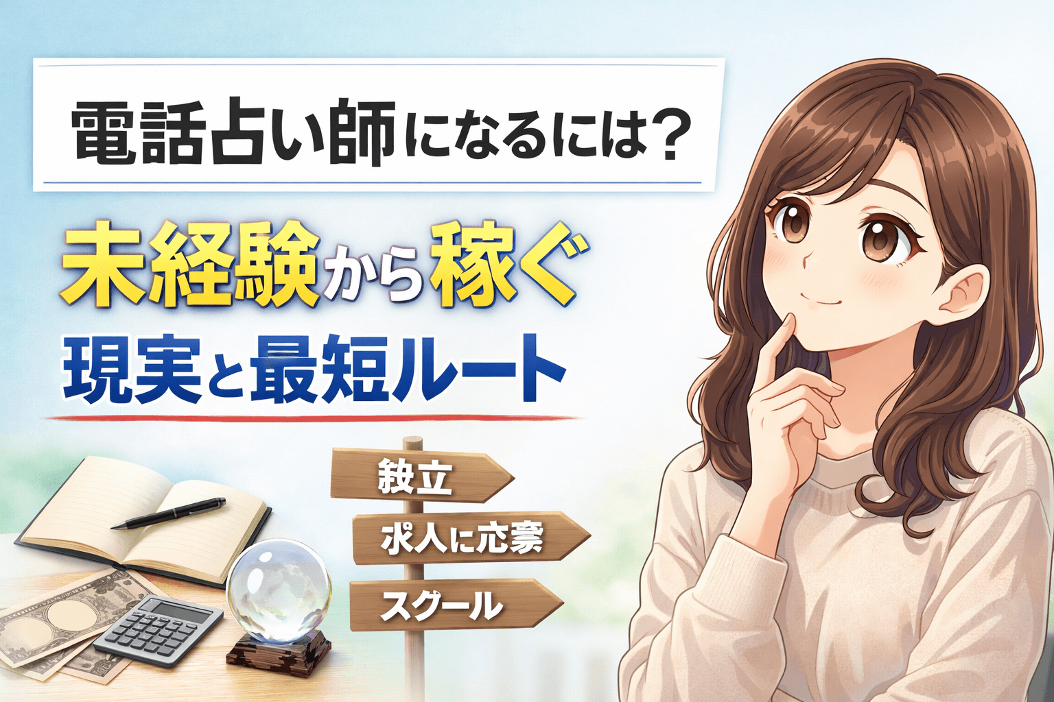 電話占い師になるには？未経験から稼ぐまでの現実と最短ルート